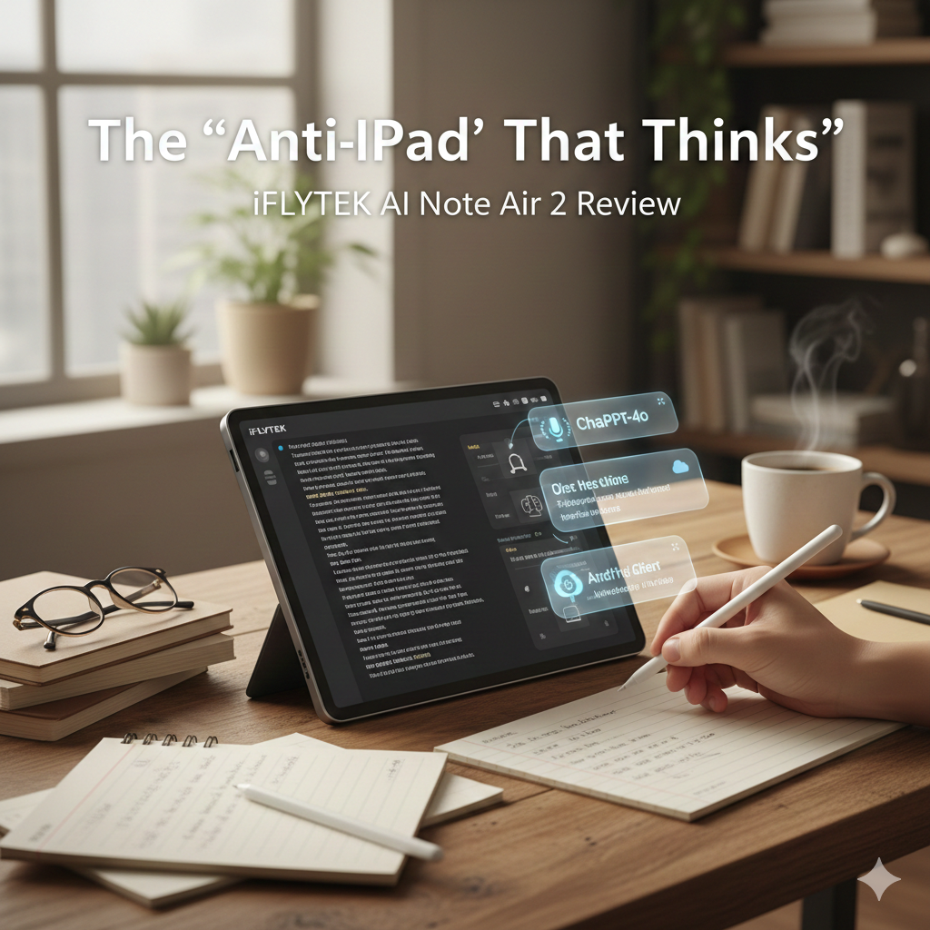 iFLYTEK AINOTE Air 2 Review: The Smart E-Ink Notebook Redefining AI Note-Taking